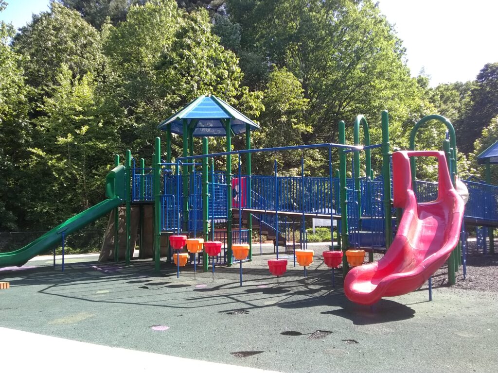 Edwards beach playground in Westford, MA