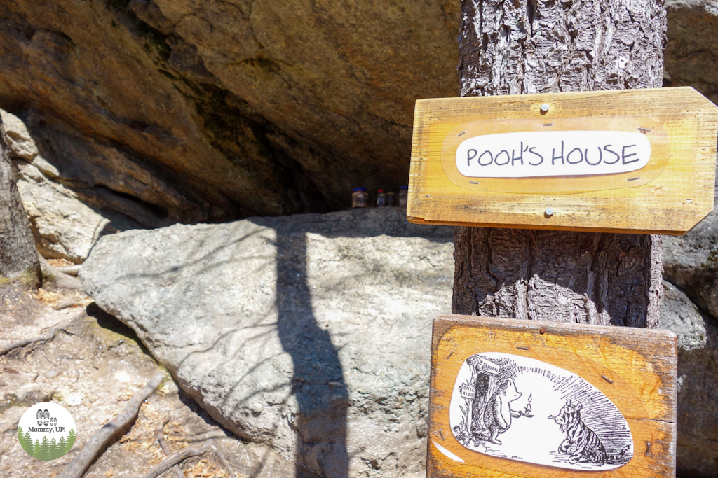 Pooh's house on the winnie the pooh trail