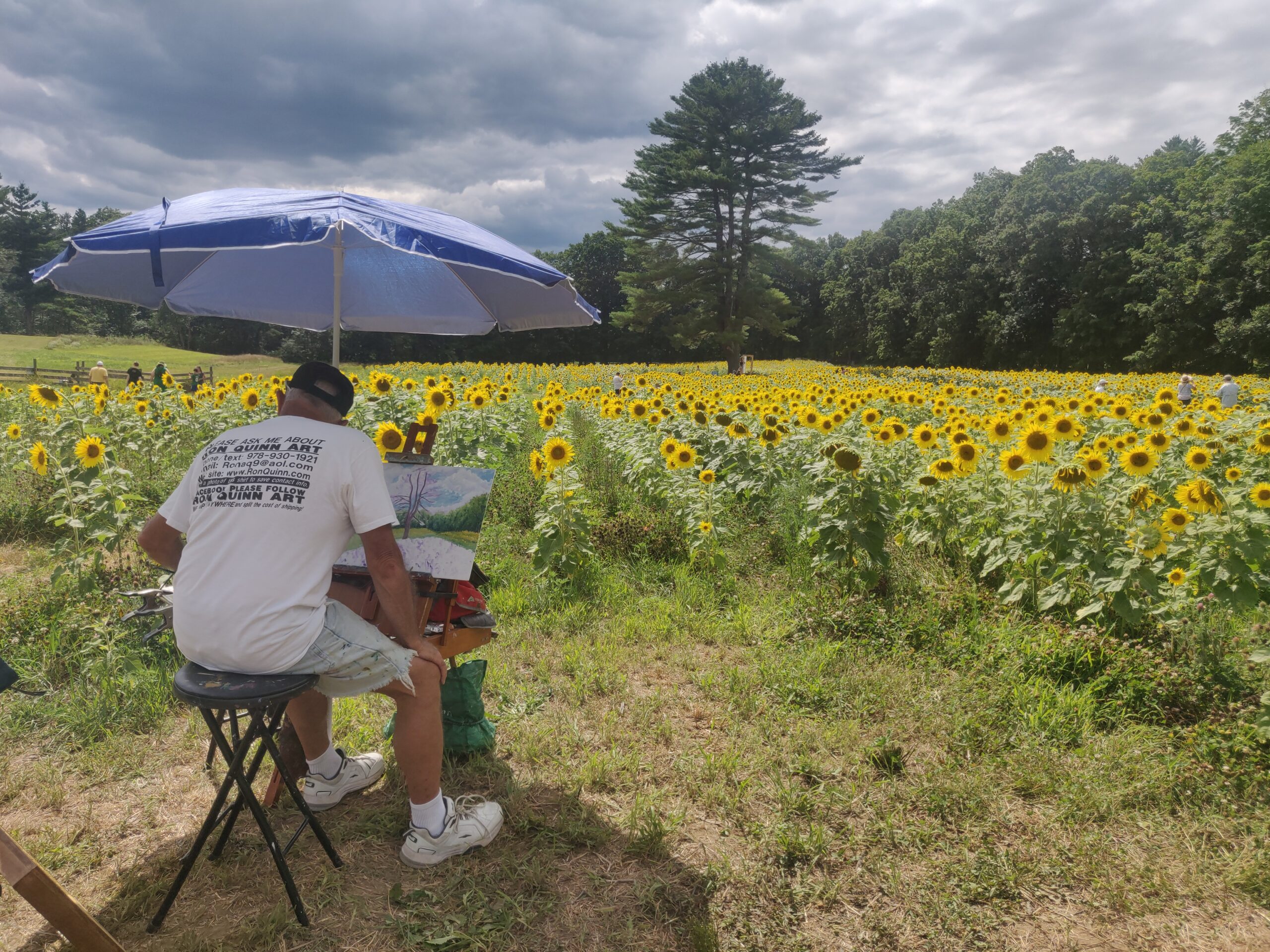 artist at coppal house farm