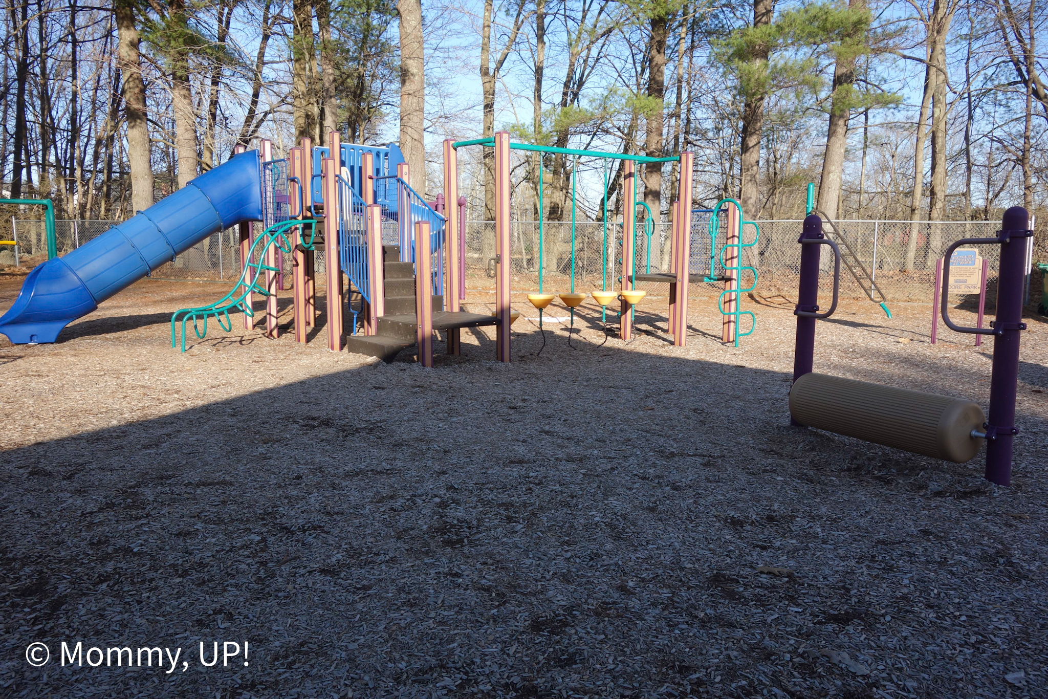 Play structure at Moore Park in Candia