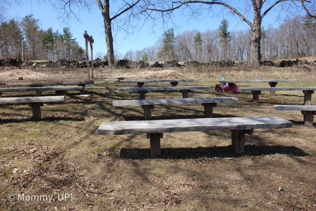 Beaver Brook natural play area outdoor amphitheater 