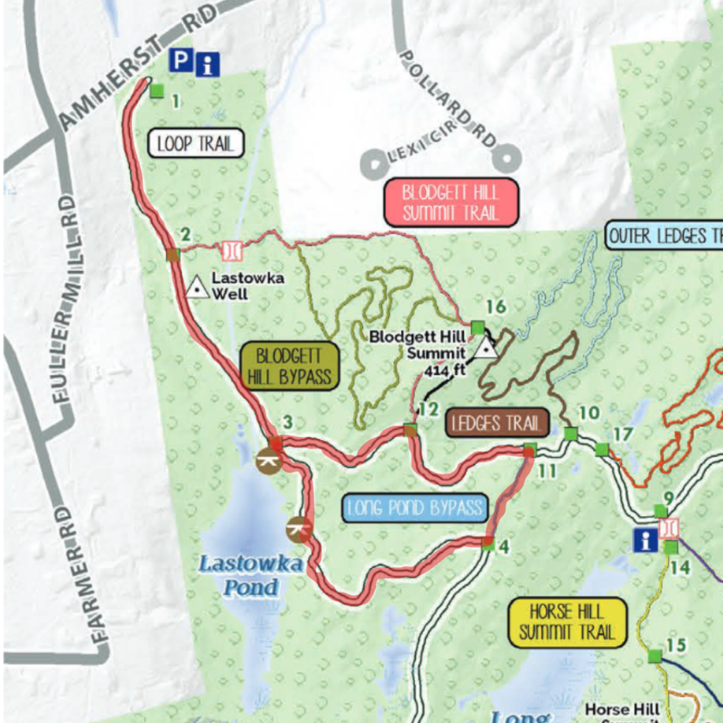 map of loop trail
