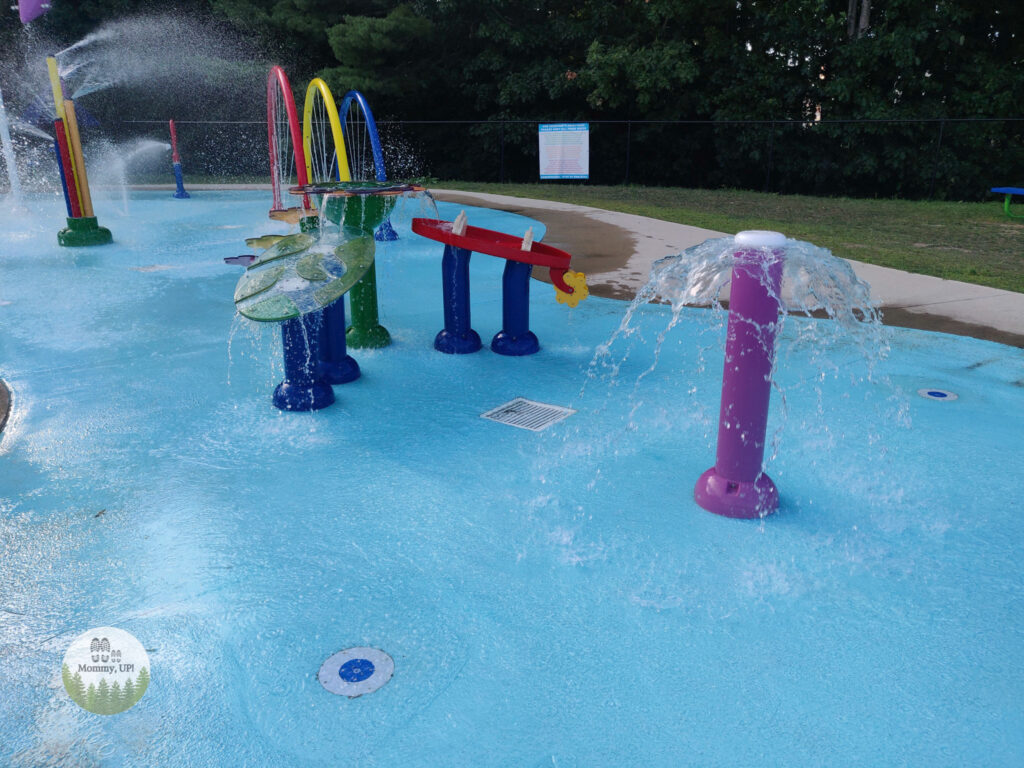 sprayers at newmarket splash pad