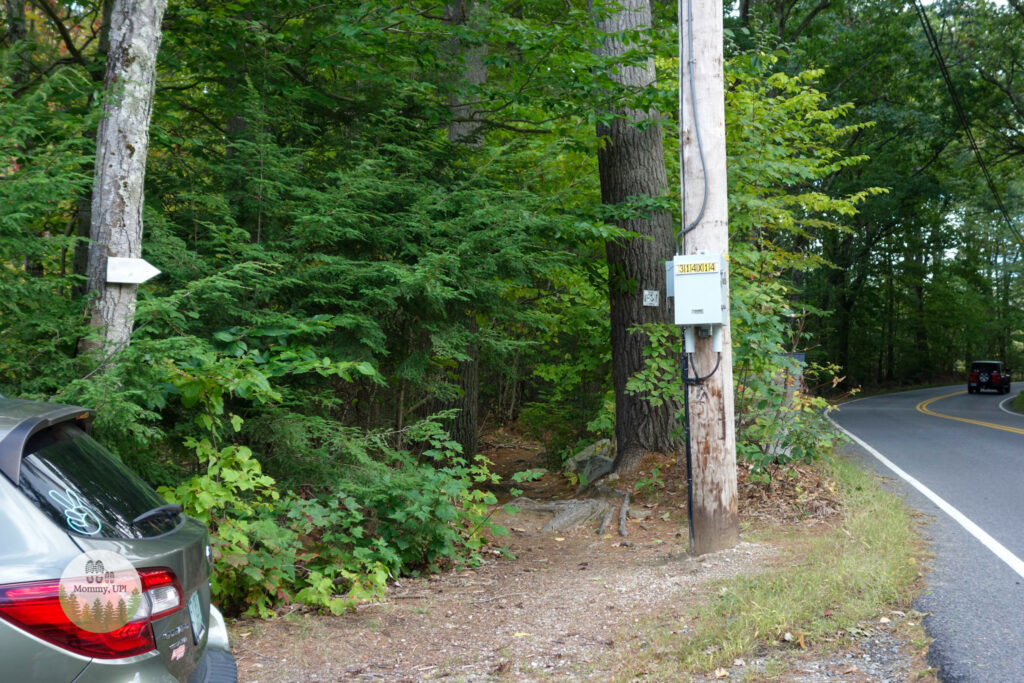 trailhead to tucker brook falls