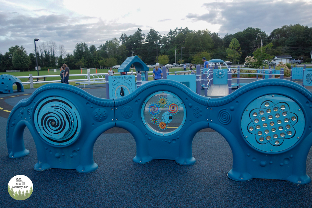 Interactive panels in the inclusive play space