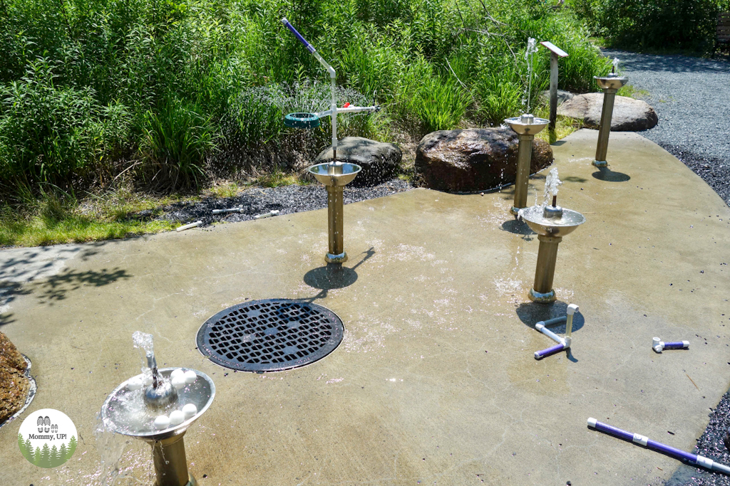 Pressure fountains at the David Goudy Science Park