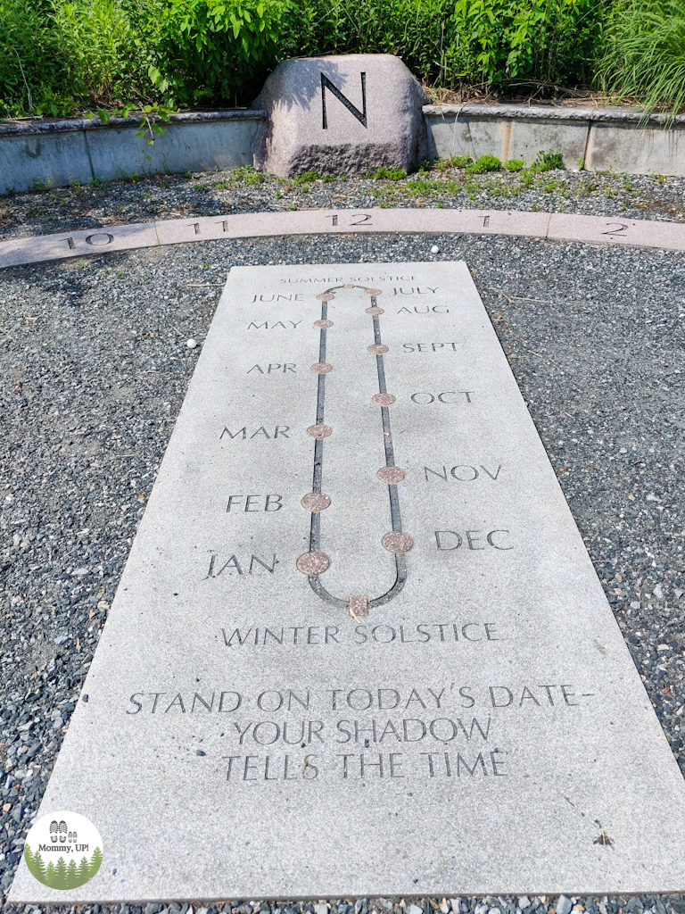 Human sundial at montshire museum