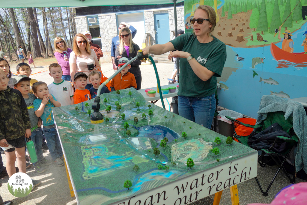 stormwater demonstration at Wild NH Day