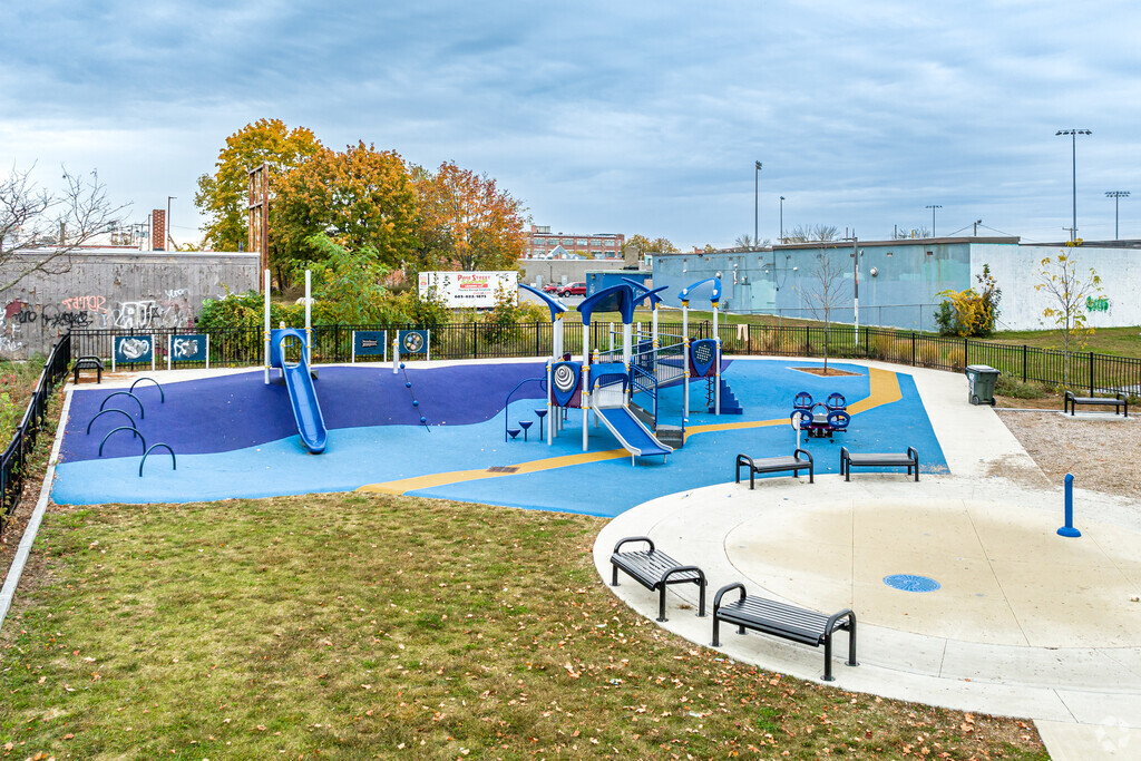 Sheehan-Basquil Park playground and splash pad