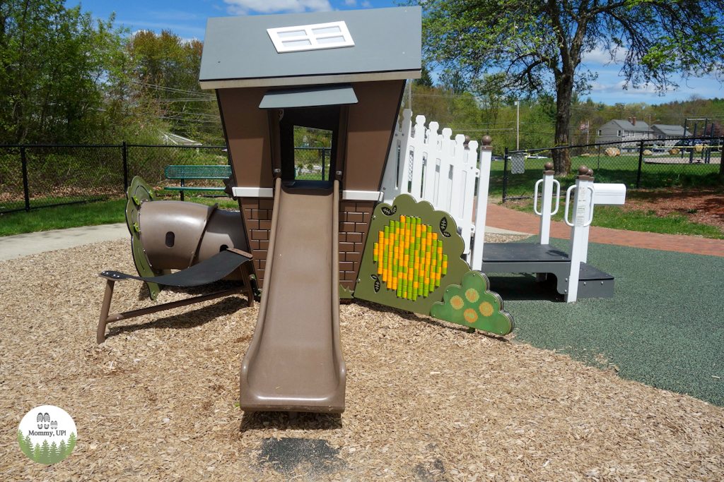 Fenced Friendship Park Playground