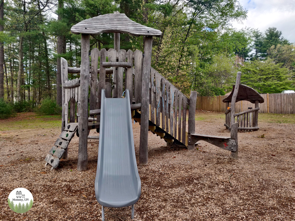 Thorton Park Tot Lot, fenced playground